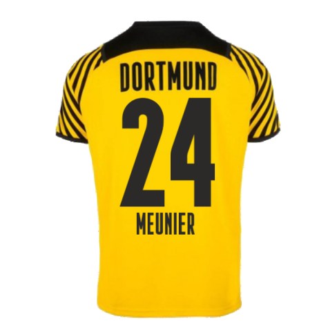 2021-2022 Borussia Dortmund Authentic Home Shirt (MEUNIER 24)