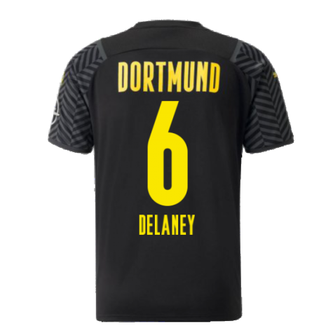 2021-2022 Borussia Dortmund Away Shirt (DELANEY 6)