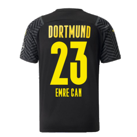 2021-2022 Borussia Dortmund Away Shirt (EMRE CAN 23)