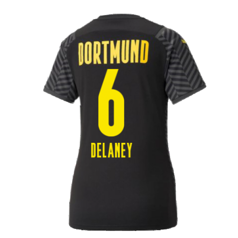 2021-2022 Borussia Dortmund Away Shirt (Ladies) (DELANEY 6)