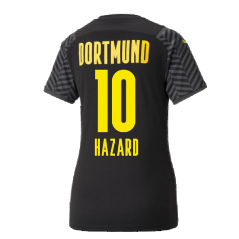 2021-2022 Borussia Dortmund Away Shirt (Ladies) (HAZARD 10)