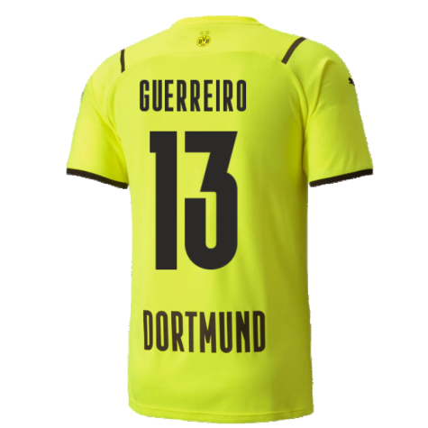 2021-2022 Borussia Dortmund CUP Shirt (Kids) (GUERREIRO 13)