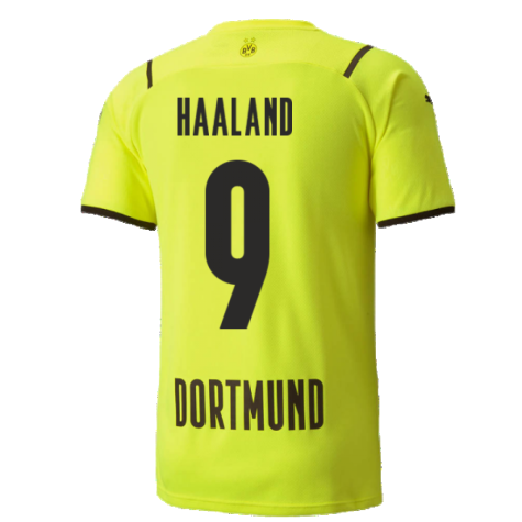 2021-2022 Borussia Dortmund CUP Shirt (Kids) (HAALAND 9)