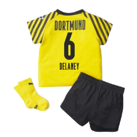 2021-2022 Borussia Dortmund Home Baby Kit (DELANEY 6)