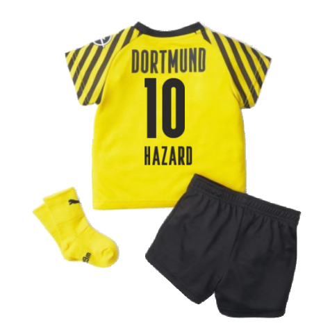 2021-2022 Borussia Dortmund Home Baby Kit (HAZARD 10)