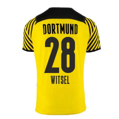 2021-2022 Borussia Dortmund Home Shirt (Kids) (WITSEL 28)