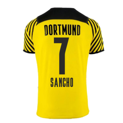 2021-2022 Borussia Dortmund Home Shirt (SANCHO 7)