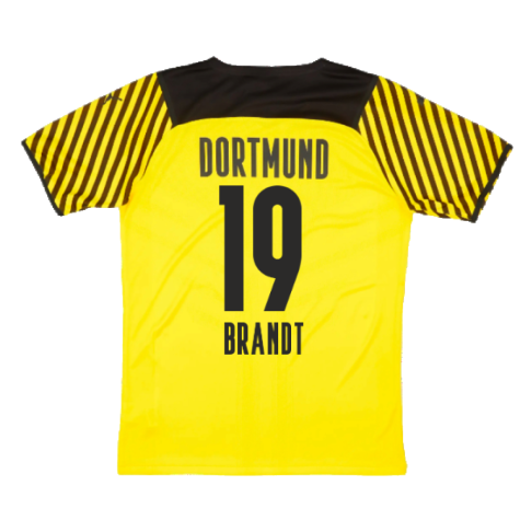 2021-2022 Borussia Dortmund Player Issue Home Shirt (BRANDT 19)