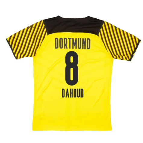 2021-2022 Borussia Dortmund Player Issue Home Shirt (DAHOUD 8)