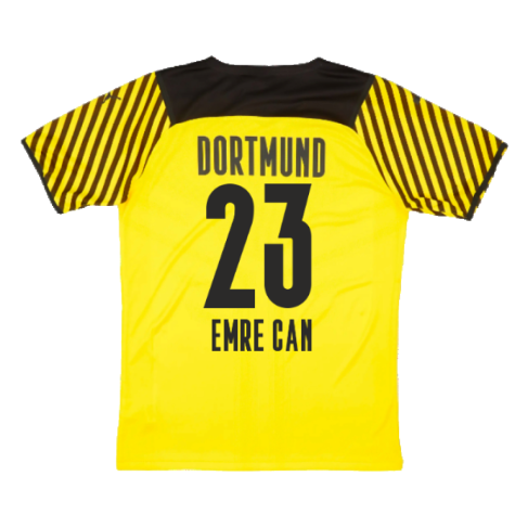 2021-2022 Borussia Dortmund Player Issue Home Shirt (EMRE CAN 23)