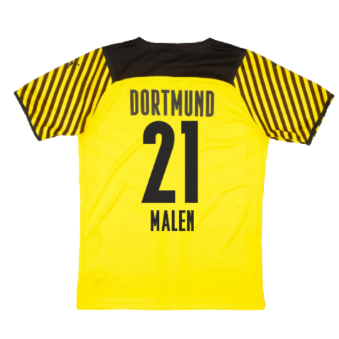 2021-2022 Borussia Dortmund Player Issue Home Shirt (MALEN 21)