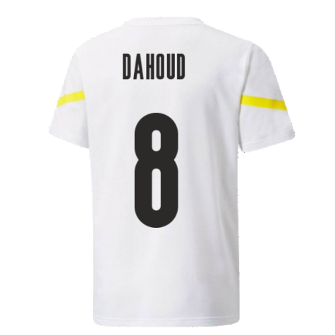 2021-2022 Borussia Dortmund Pre Match Shirt (Kids) (DAHOUD 8)