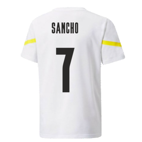 2021-2022 Borussia Dortmund Pre Match Shirt (Kids) (SANCHO 7)