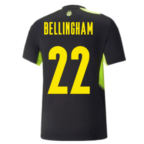 2021-2022 Borussia Dortmund Training Jersey (Black) (BELLINGHAM 22)