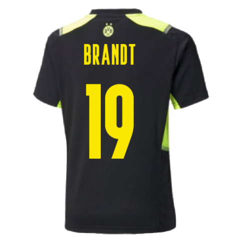 2021-2022 Borussia Dortmund Training Jersey (Black) (BRANDT 19)