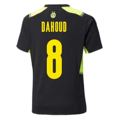 2021-2022 Borussia Dortmund Training Jersey (Black) (DAHOUD 8)