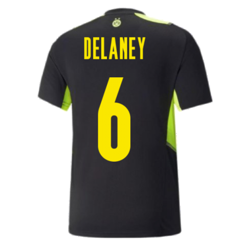 2021-2022 Borussia Dortmund Training Jersey (Black) (DELANEY 6)