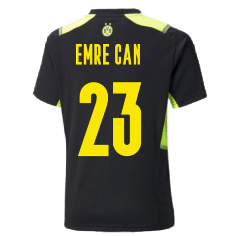 2021-2022 Borussia Dortmund Training Jersey (Black) (EMRE CAN 23)