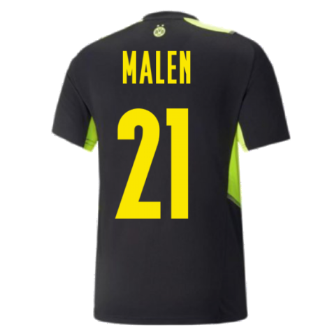 2021-2022 Borussia Dortmund Training Jersey (Black) (MALEN 21)