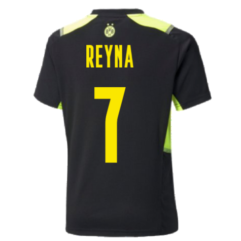 2021-2022 Borussia Dortmund Training Jersey (Black) (REYNA 7)