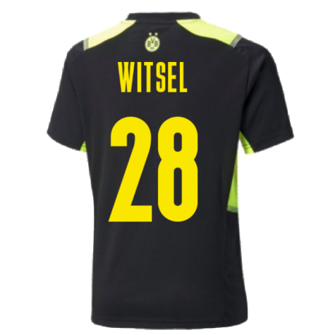 2021-2022 Borussia Dortmund Training Jersey (Black) (WITSEL 28)