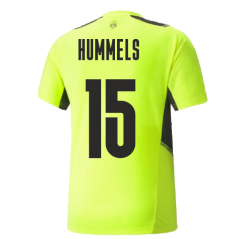 2021-2022 Borussia Dortmund Training Jersey (Yellow) (HUMMELS 15)