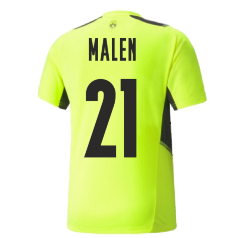 2021-2022 Borussia Dortmund Training Jersey (Yellow) (MALEN 21)