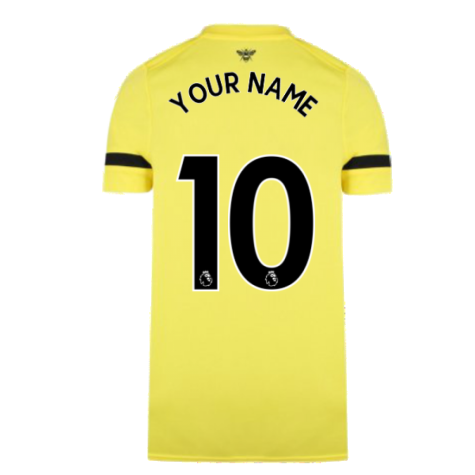 2021-2022 Brentford Away Shirt (Your Name)