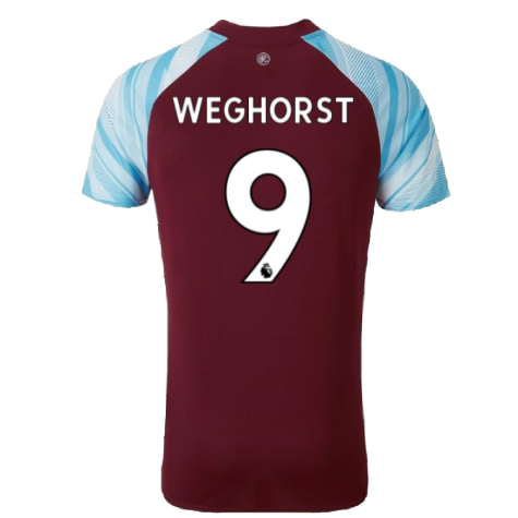 2021-2022 Burnley Home Shirt (WEGHORST 9)