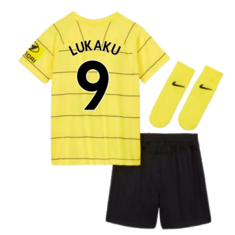 2021-2022 Chelsea Away Baby Kit (LUKAKU 9)