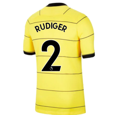 2021-2022 Chelsea Away Shirt (RUDIGER 2)