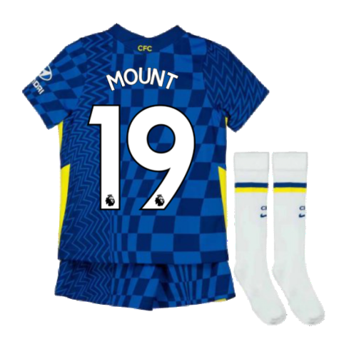 2021-2022 Chelsea Little Boys Home Mini Kit (MOUNT 19)