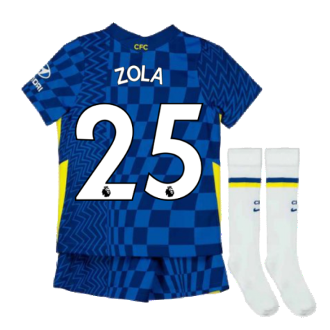 2021-2022 Chelsea Little Boys Home Mini Kit (ZOLA 25)