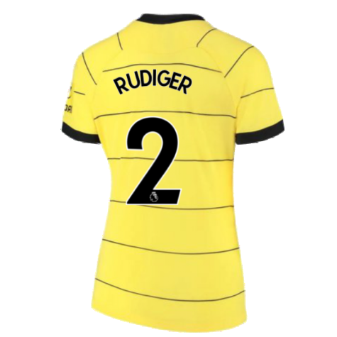 2021-2022 Chelsea Womens Away Shirt (RUDIGER 2)