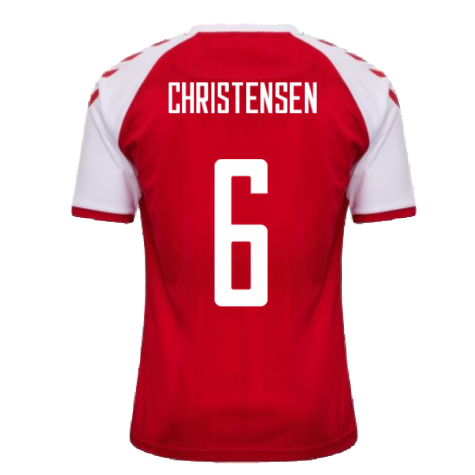 2021-2022 Denmark Home Shirt (CHRISTENSEN 6)