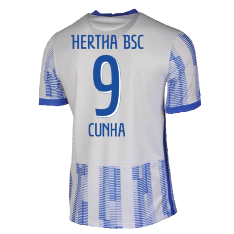 2021-2022 Hertha Berlin Home Shirt (CUNHA 9)