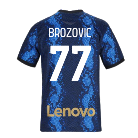 2021-2022 Inter Milan Home Shirt (Kids) (BROZOVIC 77)