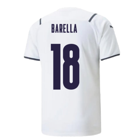 2021-2022 Italy Away Shirt (BARELLA 18)