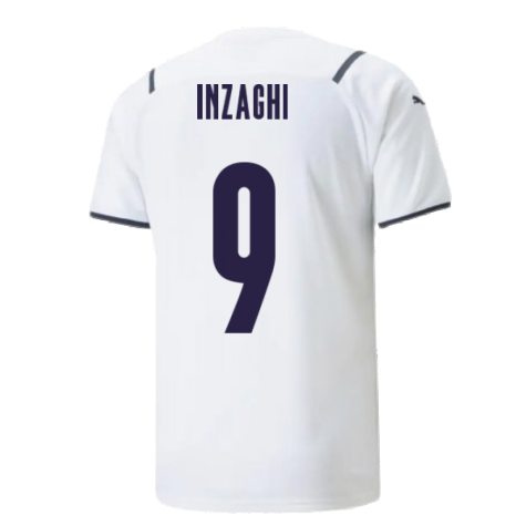 2021-2022 Italy Away Shirt (Kids) (INZAGHI 9)