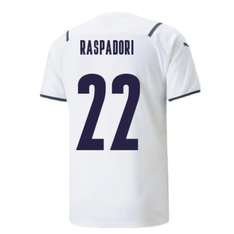 2021-2022 Italy Away Shirt (RASPADORI 22)