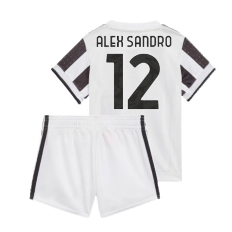 2021-2022 Juventus Home Baby Kit (ALEX SANDRO 12)