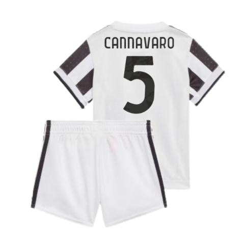 2021-2022 Juventus Home Baby Kit (CANNAVARO 5)