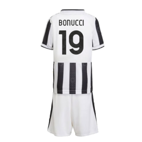 2021-2022 Juventus Home Mini Kit (BONUCCI 19)