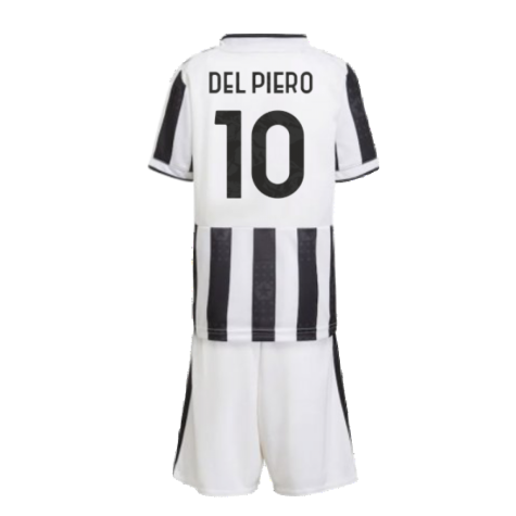 2021-2022 Juventus Home Mini Kit (DEL PIERO 10)