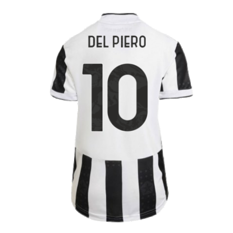 2021-2022 Juventus Home Shirt (Ladies) (DEL PIERO 10)