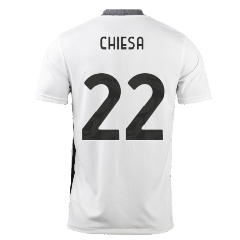 2021-2022 Juventus Training Shirt (White) (CHIESA 22)