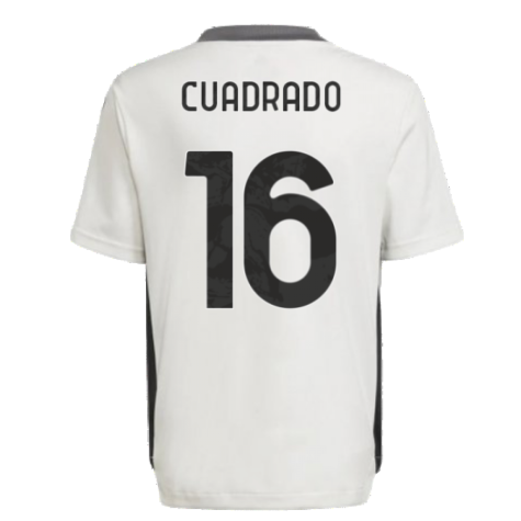 2021-2022 Juventus Training Shirt (White) - Kids (CUADRADO 11)