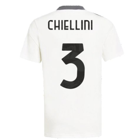 2021-2022 Juventus Training Shirt (White) - Ladies (CHIELLINI 3)