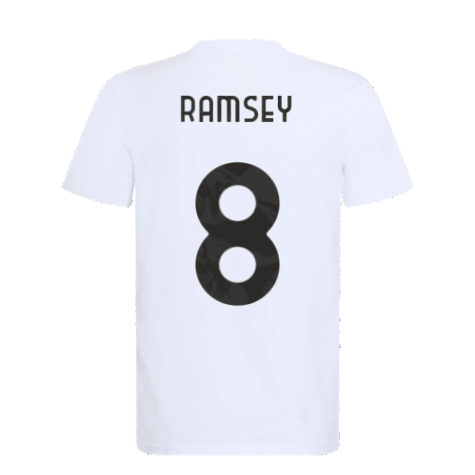 2021-2022 Juventus Training T-Shirt (White) (RAMSEY 8)