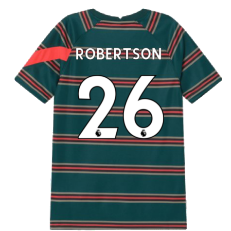 2021-2022 Liverpool Pre-Match Football Top (Atomic Teal) - Kids (ROBERTSON 26)